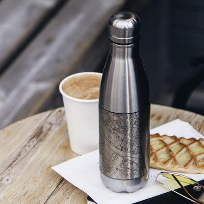 Rocky Mountain National Park - Colorado Map Insulated Bottle