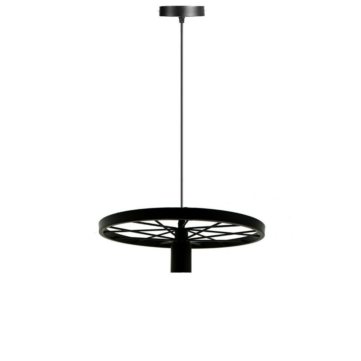 Modern Industrial Retro Pendant Lamp Ceiling Light Wheel Light for