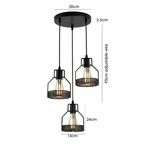 3 Way Cluster Pendant Ceiling Lights~2140