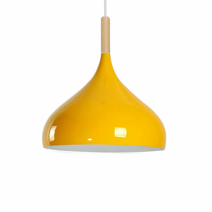 Vintage Industrial Metal Ceiling Yellow Hanging Pendant Shade~2507