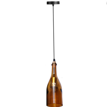 Vintage Retro Wine bottle Ceiling Pendant Light Lamp Shade Chandelier