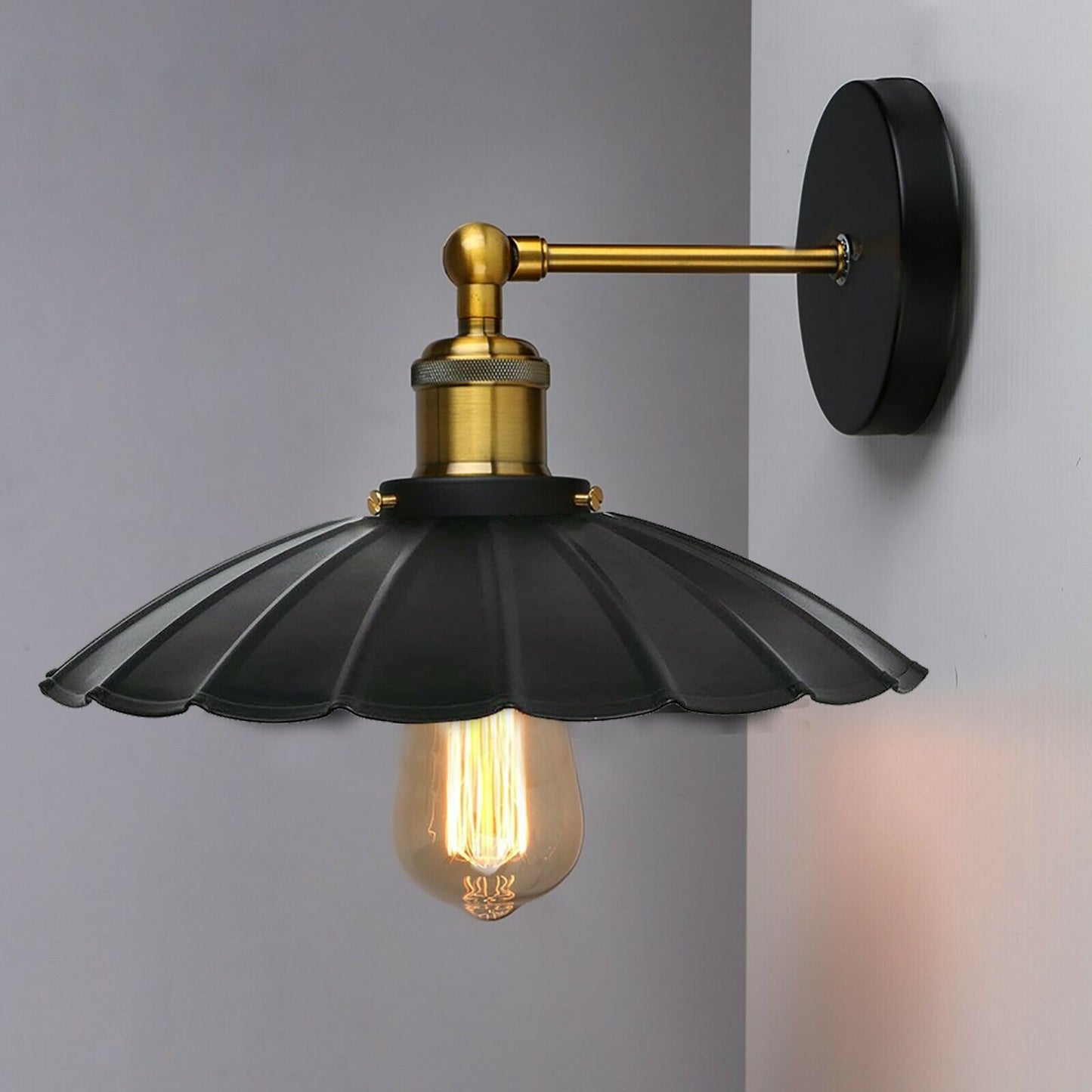 Vintage Retro Light Shade Ceiling Industrial E27 Wall Lights Sconce