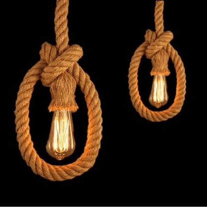 2m Rope Cage Vintage Ceiling Pendant Light Lampshade~3618