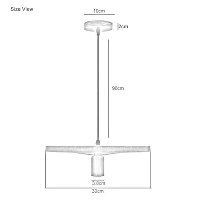 Modern Industrial Retro Pendant Lamp Ceiling Light Wheel Light for