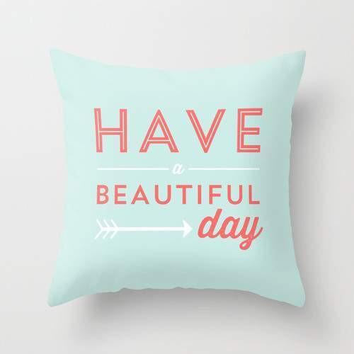 Beautiful Day Cushion/Pillow