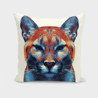 Puma - Colorful Animals  Cushion/Pillow