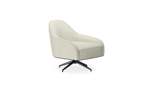 Enza Collection Giorno Upholstered Swivel Accent Chair