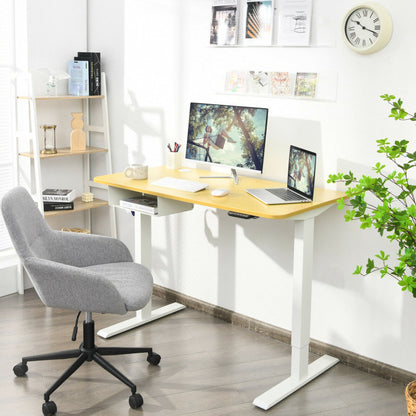 48-Inch Electric Standing Adjustable Desk with Control Panel and USB Port