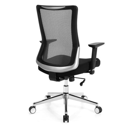 Ergonomic Mesh Office Chair Sliding Seat Height Adjustable with Armrest