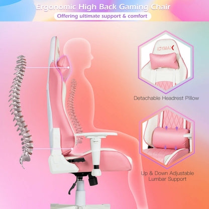 Ergonomic High Back Computer Desk Chair with Headrest and Lumbar Support