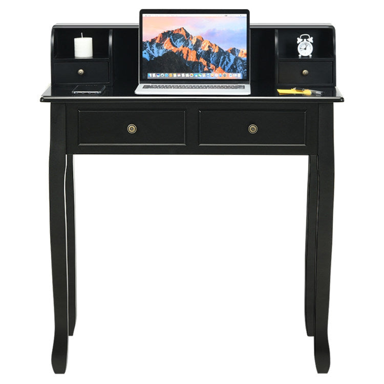 Removable Floating Organizer 2-Tier Mission Home Computer Vanity Desk