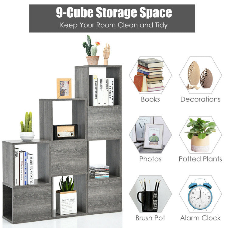 DIY Free Combination Wooden Cube Bookcase for Home Office