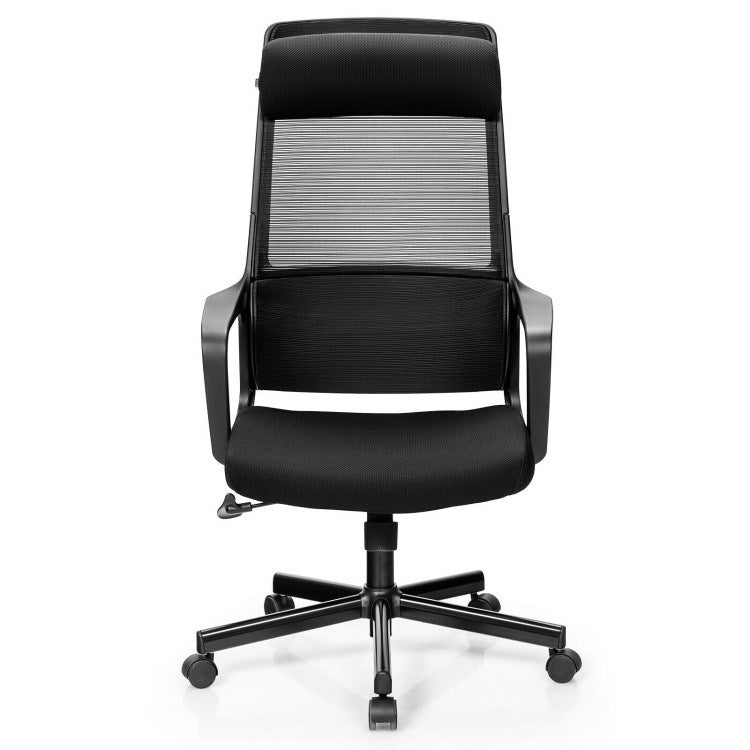 High Back Mesh Office Chair with Heating Headrest