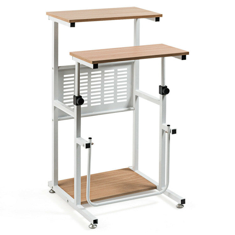 Height Adjustable Stand Up Desk Computer Workstation