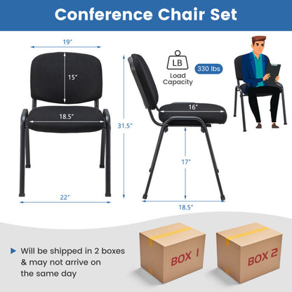 5 Pieces Elegant Conference Office Chair Set for Guest Reception