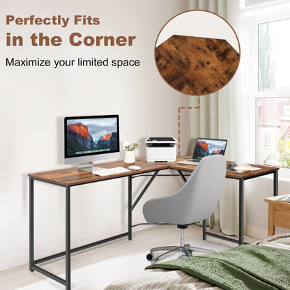 L Shaped Corner Home Office Computer Desk Home