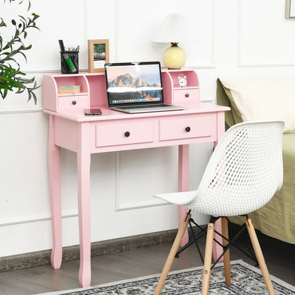 Removable Floating Organizer 2-Tier Mission Home Computer Vanity Desk