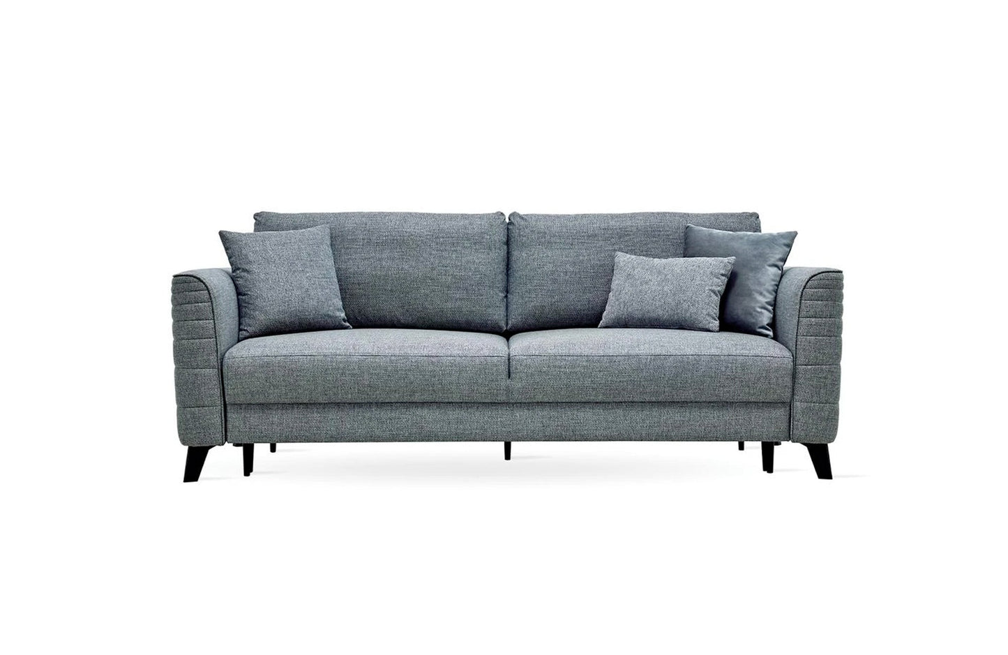 Enza Collection Grace Upholstered 3 Seat Sofa Bed With Storage