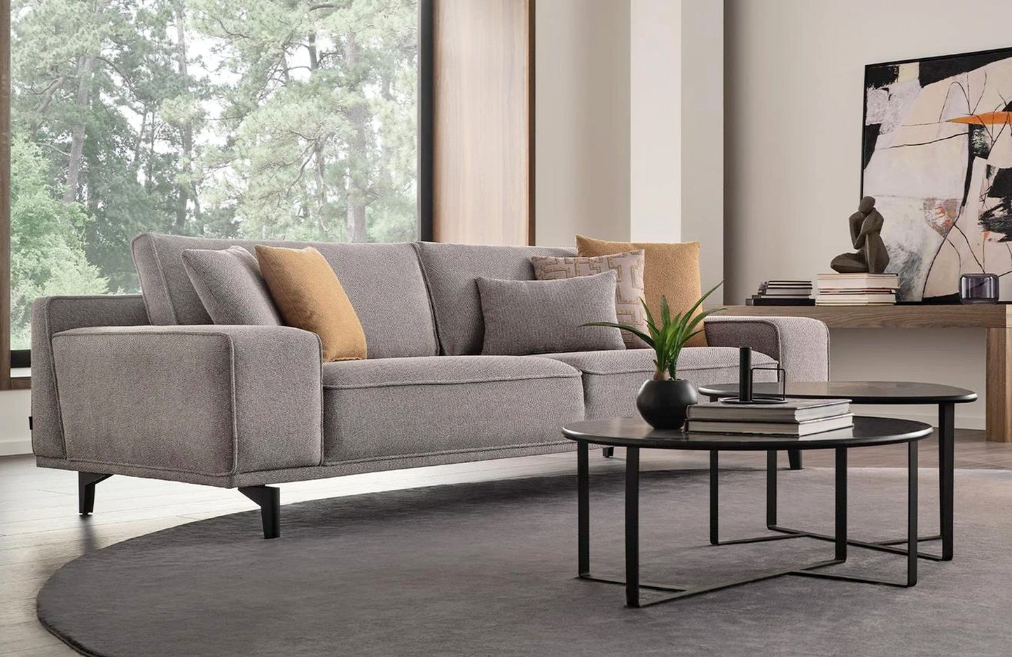 Enza Collection Viera Upholstered 2.5 Seat Sofa