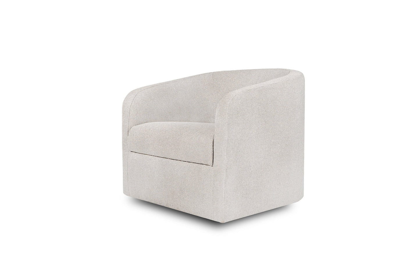 Enza Collection Viera Upholstered Swivel Accent Chair